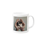 Koh!の手と犬 Mug :right side of the handle