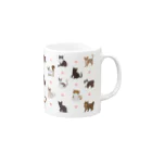 TAKI & pocomoの猫フレンズマグ A Mug :right side of the handle