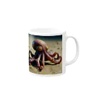 KINTA.MARIAのoctopus Mug :right side of the handle