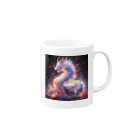 ゆか里のレインボーDragon Mug :right side of the handle