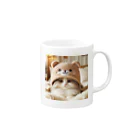 pepepe-peの帽子のグーちゃん Mug :right side of the handle