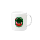 ハッピーボツボイのクダモノドンシリーズ(スイカウロロフス) Mug :right side of the handle