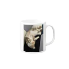 吾輩はベルである。ショップの福猫ベルちゃんの開運グッズ Mug :right side of the handle