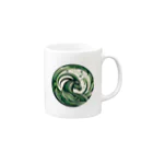 StarColorWaveの【四緑木星】guardian series "Capricorn" Mug :right side of the handle