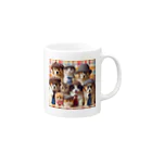 117hibikiのワンニャンファミリー🐾 Mug :right side of the handle