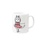 エクササイズ・キャットのエクササイズキャット　バレエ3 Mug :right side of the handle