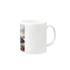 Caneletの食べているあざらし Mug :right side of the handle