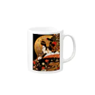 AQUAMETAVERSEの聖徳太子絵伝金蒔絵　Tomoe bb 2712 Mug :right side of the handle