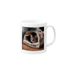 LuckyRiverShineの袋に入っている猫 Mug :right side of the handle