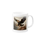 AQUAMETAVERSEの大鷲が獲物を狙っている瞬間　Hime  2530 Mug :right side of the handle