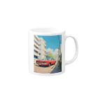 AQUAMETAVERSEのスーパーカー Mug :right side of the handle