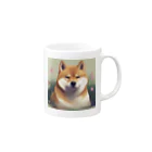 Ricky-Rickyのおとなしい柴犬 Mug :right side of the handle