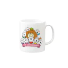 Mintoキャラクターストアのうさぎゅーん！ 7周年記念グッズ Mug :right side of the handle