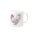 いいこのサイバーにわとり Mug :right side of the handle