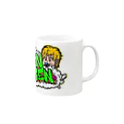 れんれんの遊び場ショップのれんれんのグッズ Mug :right side of the handle