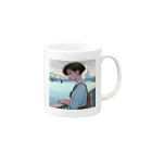 Riona_112の都会女子 Mug :right side of the handle