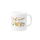 色織 彩芽 ☆4/28 START！at 横浜産貿ホール マリネリアのお絵かきクレパスコレクション Mug :right side of the handle