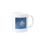 Ricamoの空のメッセージ Mug :right side of the handle