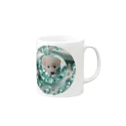 yotsuba-1207の仔犬のレオン Mug :right side of the handle
