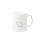 足人間マートの足人間シリーズ_安らか Mug :right side of the handle