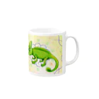 ティクタクとSORAの物語のカメレオン Mug :right side of the handle