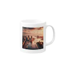 MM24Designの都会の夕暮れ Mug :right side of the handle