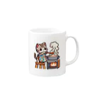 子猫カーニバルの子猫のレストラン Mug :right side of the handle