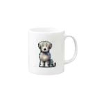 Kawaii あにまるこれくしょんのアイリッシュ・ウルフハウンド【かわいい動物たち】 Mug :right side of the handle