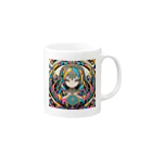 カピパーラ🐻のあなたの幸運を祈る女神♪ Mug :right side of the handle