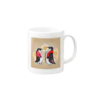 MEGROOVEのペンギン6 Mug :right side of the handle