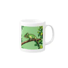 shoheiiwasaの動物園のカメレオン Mug :right side of the handle