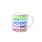 眼鏡さん太郎のショップのGLASSES Mug :right side of the handle