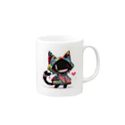 ヒロのぎざくろくん Mug :right side of the handle