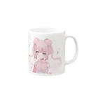 VTuber 葫白ひな Official Web Shop ⛪️🩰の葫白ひな ⛪️🩰 Mug :right side of the handle