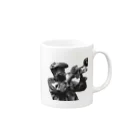 MistyStarkの黒人のトランぺッター Mug :right side of the handle