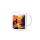 mazislowlifeの夕日の眺め Mug :right side of the handle