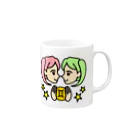 Yukarinaの星座ショップのふたご座♊ Mug :right side of the handle