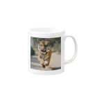 ★動物ショップ・kou2020★の虎4 Mug :right side of the handle