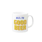 threefeet Tokyoのall in good beer マグカップの取っ手の右面