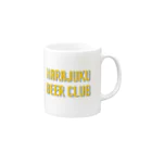 threefeet TokyoのHARAJUKU BEER CLUB Mug :right side of the handle