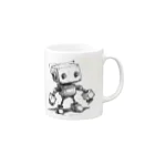 Sachi0625のレトロ戦闘ロボットＣ Mug :right side of the handle