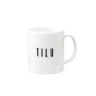 TILUのTILU (black) Mug :right side of the handle