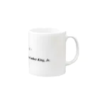 papurikastudioの「嘘は生き続けることなどできない」」 Mug :right side of the handle