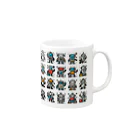 ロボットグッズshopのロボットいっぱい！ Mug :right side of the handle