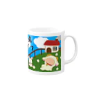 ささき牧場店の牧場ライフ Mug :right side of the handle