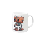 Sachi0625のレトロ戦闘ロボットＬ Mug :right side of the handle