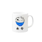 いっぷく処 てんてんの米命 Mug :right side of the handle