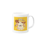 AQUAMETAVERSEの帽子をかぶった可愛いウサギ Marsa 106 Mug :right side of the handle