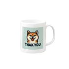 keikei5の魅力的な柴犬 Mug :right side of the handle