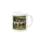 artworks358の羊の援軍 Mug :right side of the handle